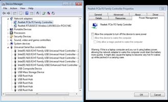 Ethernet Port Power Options