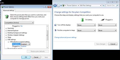 USB Power Options