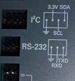 roboRIO I2C & RS232 pinouts