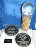 <i>FIRST</i> 1992 MAIZE CRAZE Finalist Trophy