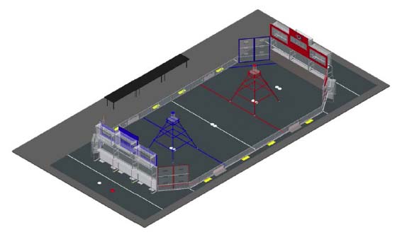 2013 FIRST Robotics Competition Ultimate Ascent field