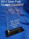 Team 358 FRC 2011 Deer Park Invitational-Finalist Award